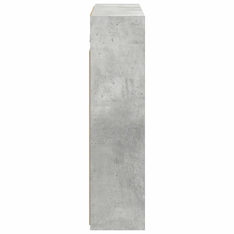 Armoire Miroir de Salle de Bain Gris béton 73,5 x 16 x 62,5 cm - 7