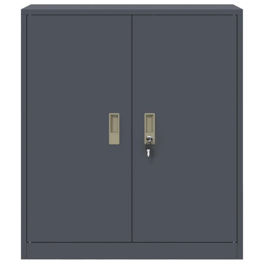 Armoire de rangement Anthracite 80 x 40 x 90 cm Acier - 6