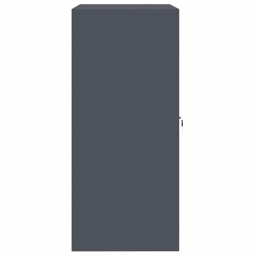 Armoire de rangement Anthracite 80 x 40 x 90 cm Acier - 7