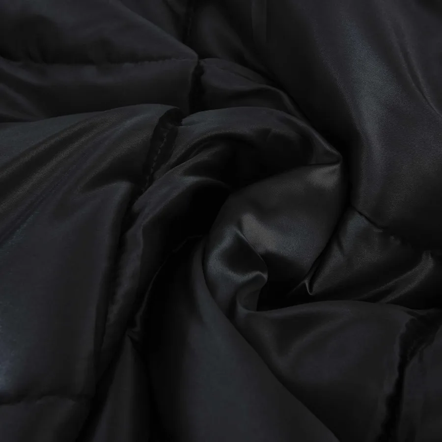 Duvet d'hiver Noir 135 x 200 cm Satin et Microfibre - 6