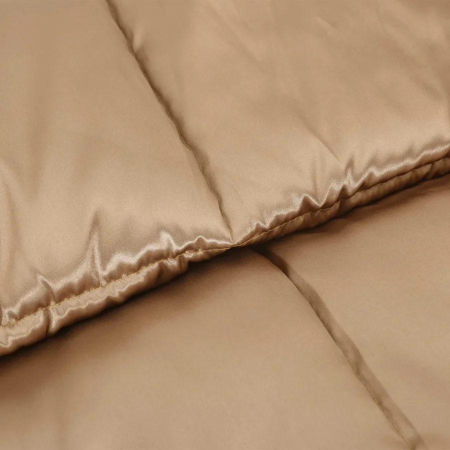 Duvet d'hiver Doré 155 x 220 cm Satin et Microfibre - 7
