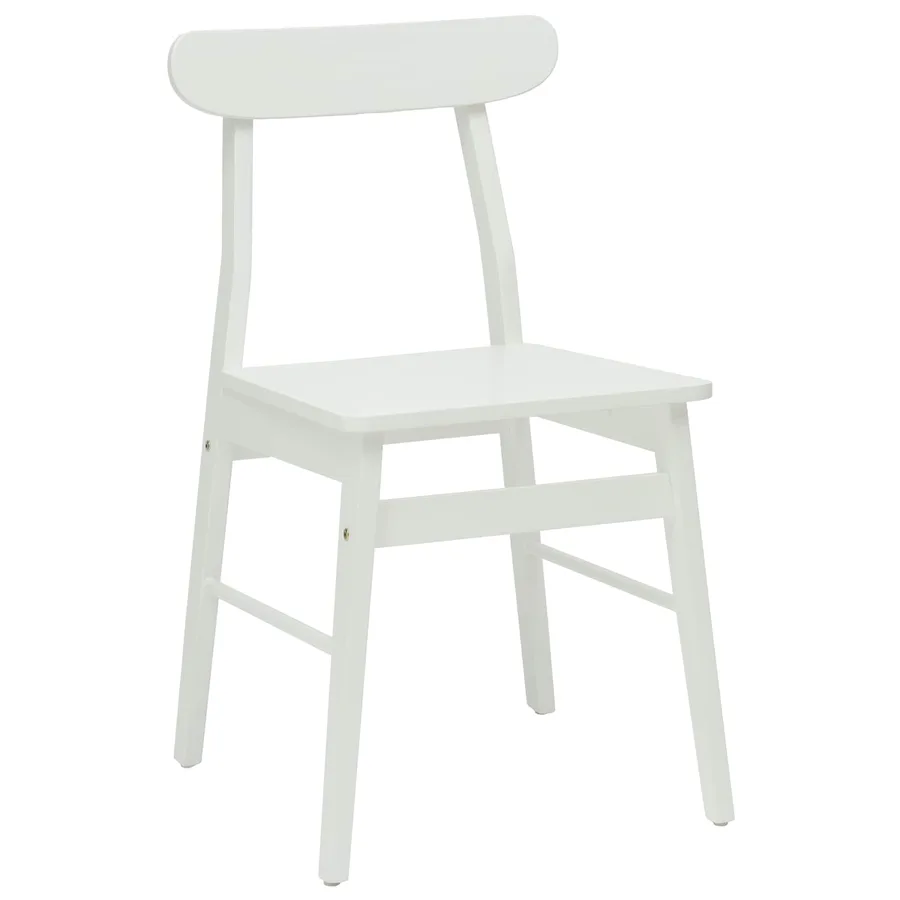 Chaise de salle à manger 2 pcs Blanc 43 x 44,5 x 77 cm - 4