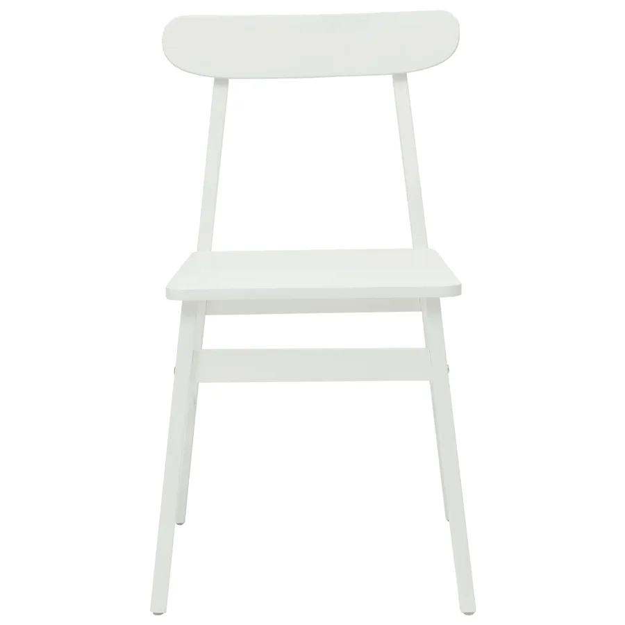 Chaise de salle à manger 2 pcs Blanc 43 x 44,5 x 77 cm - 5