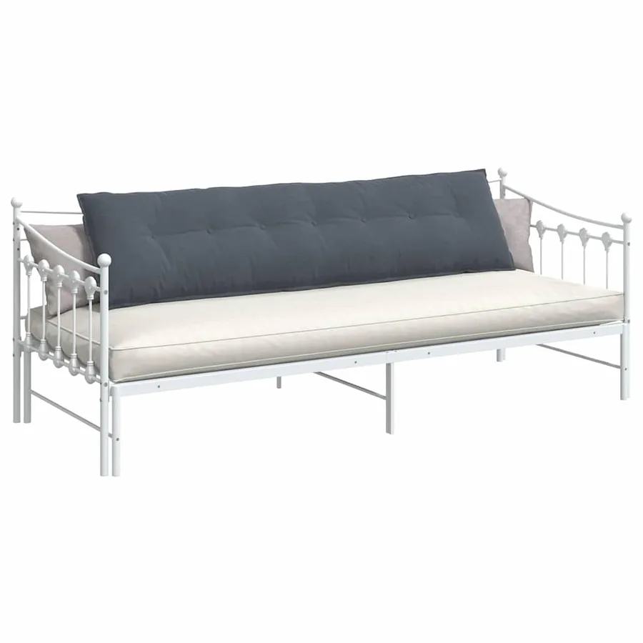 Coussin de Dos Gris foncé 200 x 50 cm Tissu en velours côtelé - 3