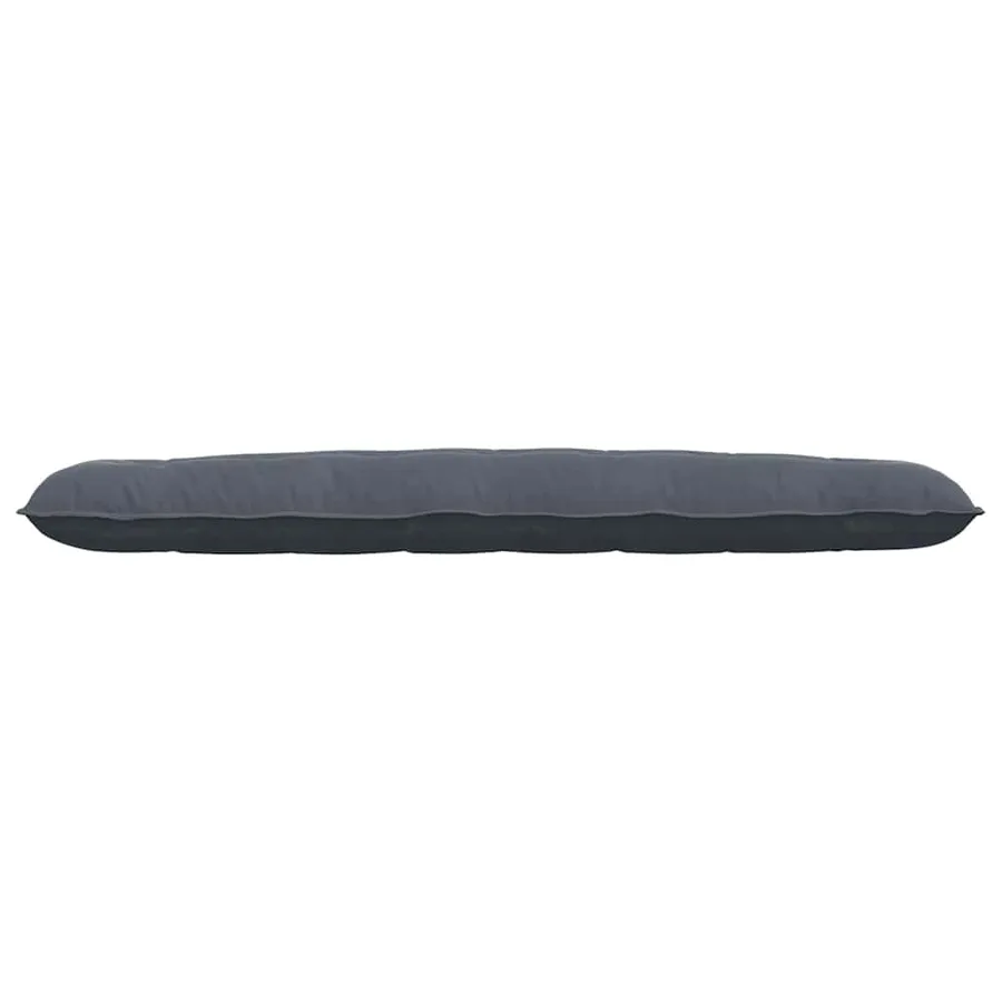 Coussin de Dos Gris foncé 200 x 50 cm Tissu en velours côtelé - 5