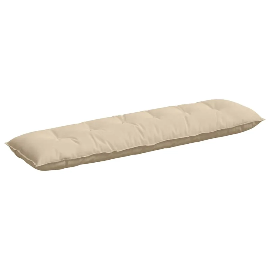 Coussin de Dos Crème 180 x 50 cm Tissu en microfibre - 2