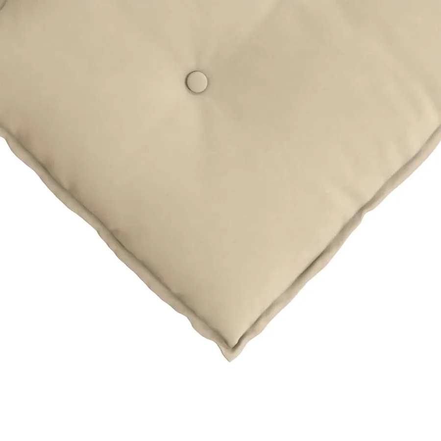 Coussin de Dos Crème 180 x 50 cm Tissu en microfibre - 7
