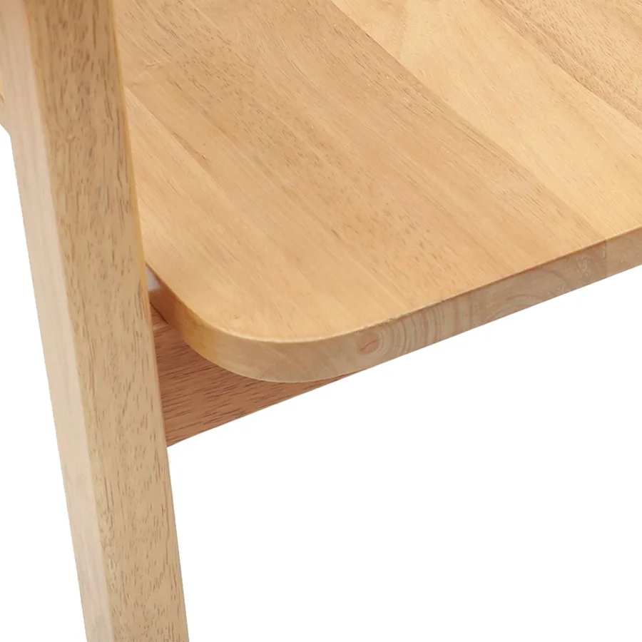Chaises de salle à manger 2 pcs Naturel 54 x 57 x 73 cm - 9