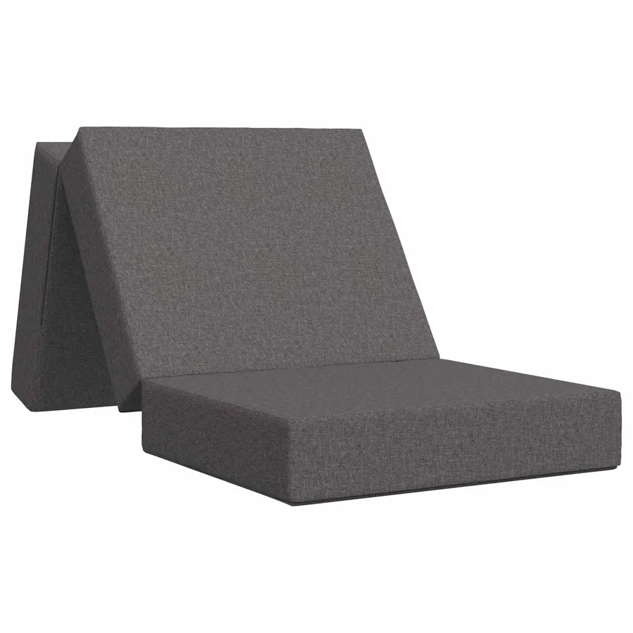 Canapé-lit pliable 90 x 67 x 45 cm Gris clair - 2