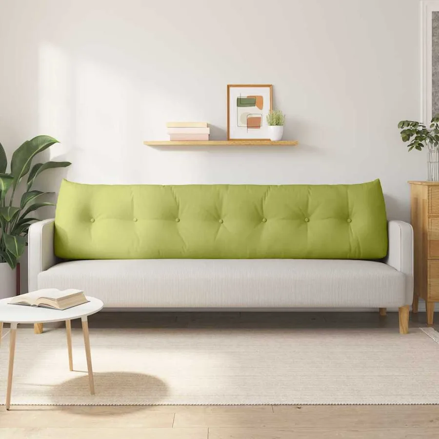 Coussin de Dos Vert clair 200 x 24 x 50 cm tissu - 4