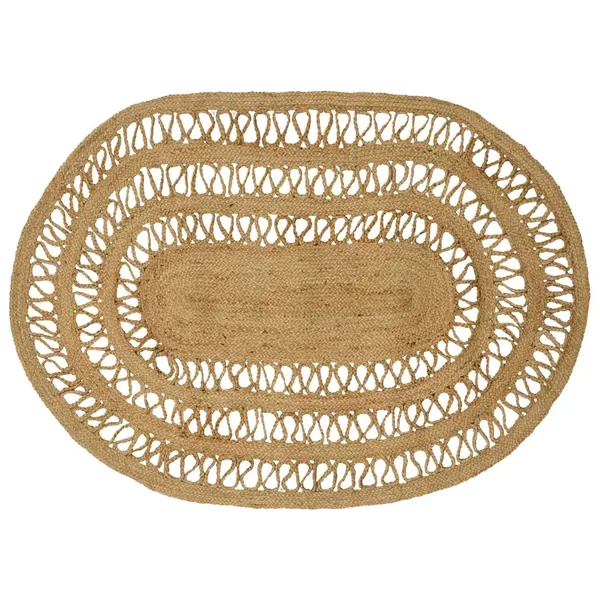Tapis de surface Naturel 100 x 152 cm Jute