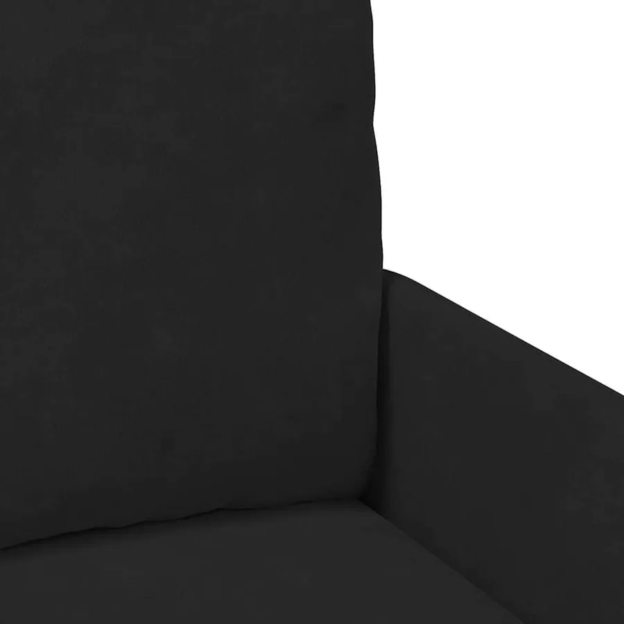 Canapés avec coussin 110cm Noir Contreplaqué - 7