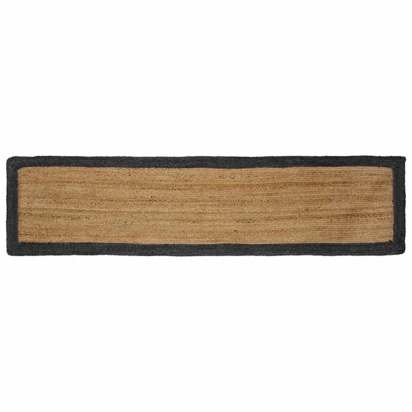 Tapis de surface Gris foncé 60 x 250 cm Jute