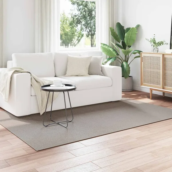Tapis de surface LUGO Crème et Taupe 200 x 140 cm Polyester