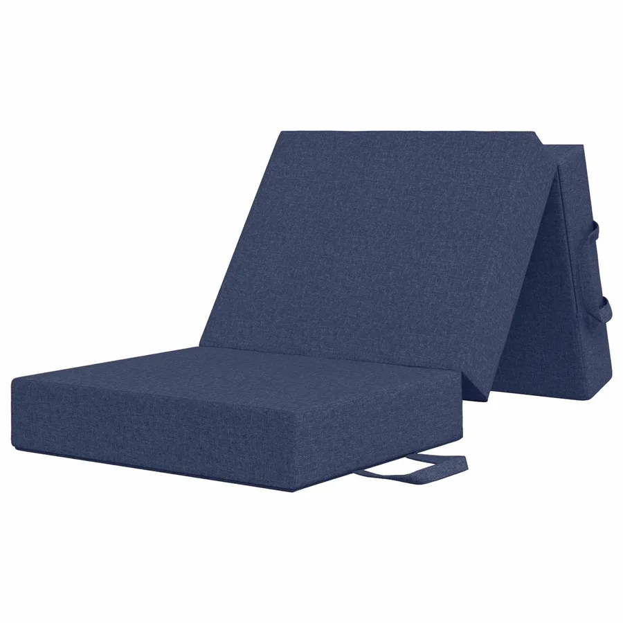 Canapé-lit pliable 75 x 67 x 45 cm Bleu - 3