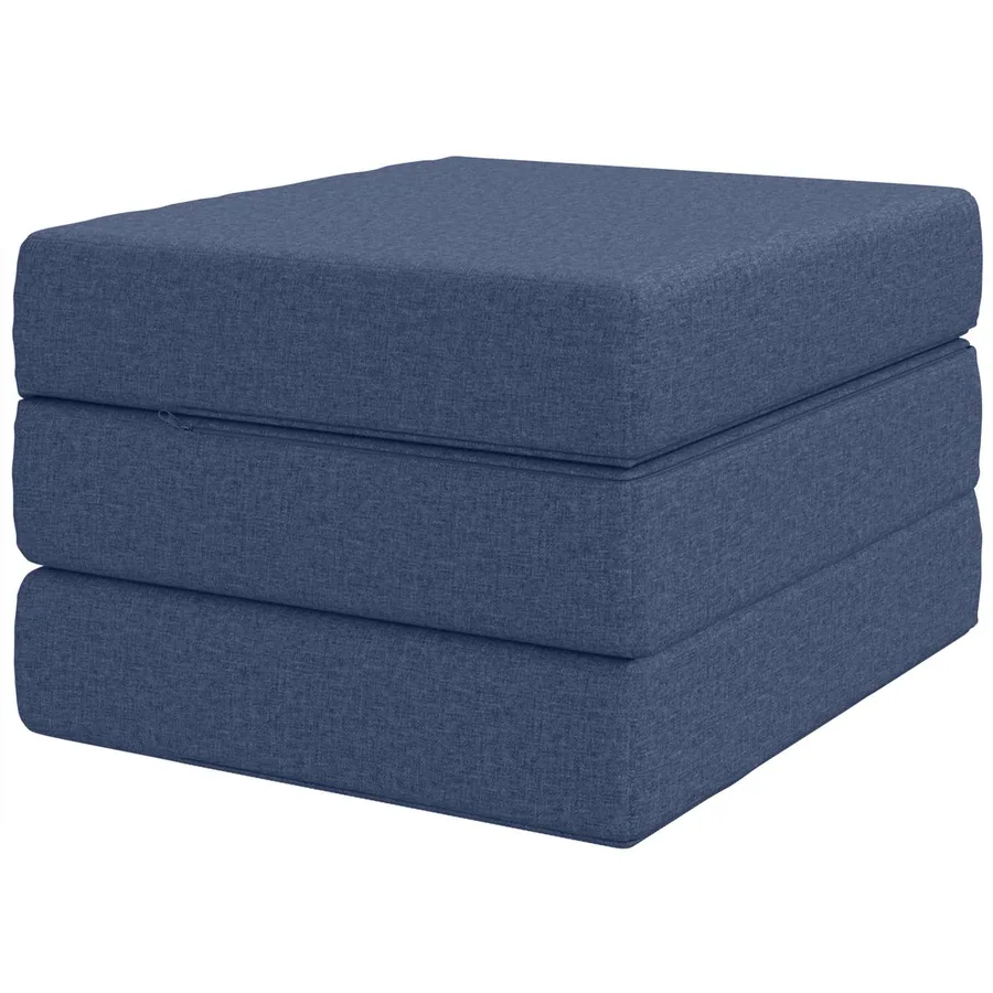 Canapé-lit pliable 75 x 67 x 45 cm Bleu - 5