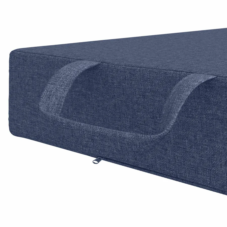 Canapé-lit pliable 75 x 67 x 45 cm Bleu - 7