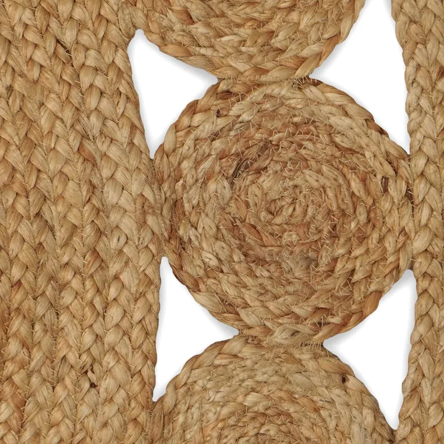 Tapis de surface Naturel Ø 180 cm Jute - 3
