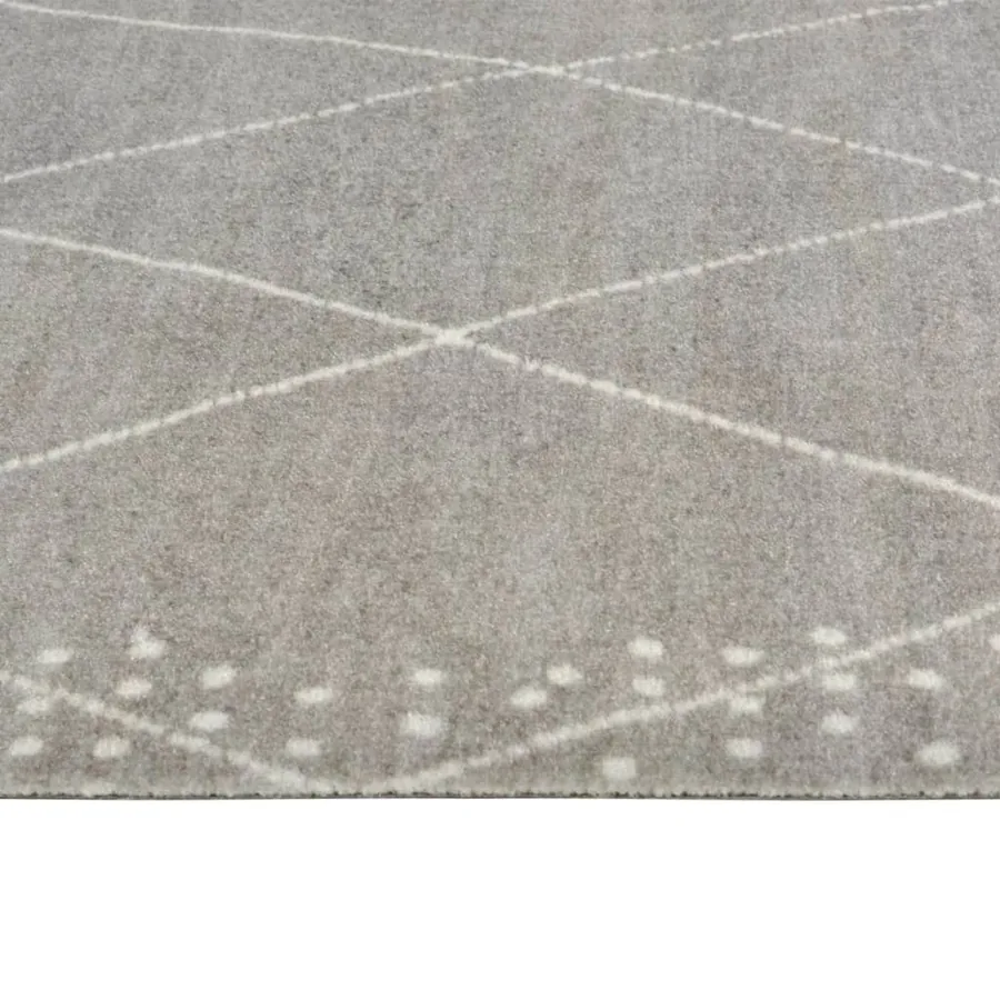 Tapis de cuisine lavable impression losange 60x180 cm velours - 4