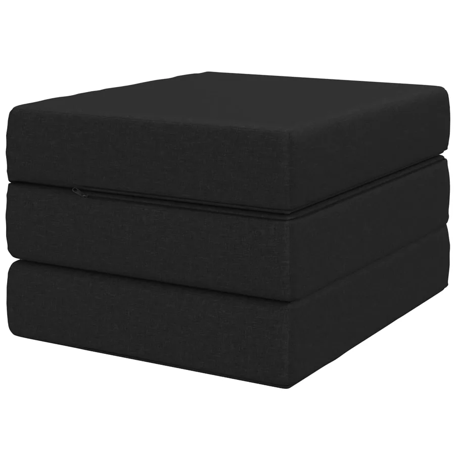 Canapé-lit pliable 90 x 67 x 45 cm Noir - 5