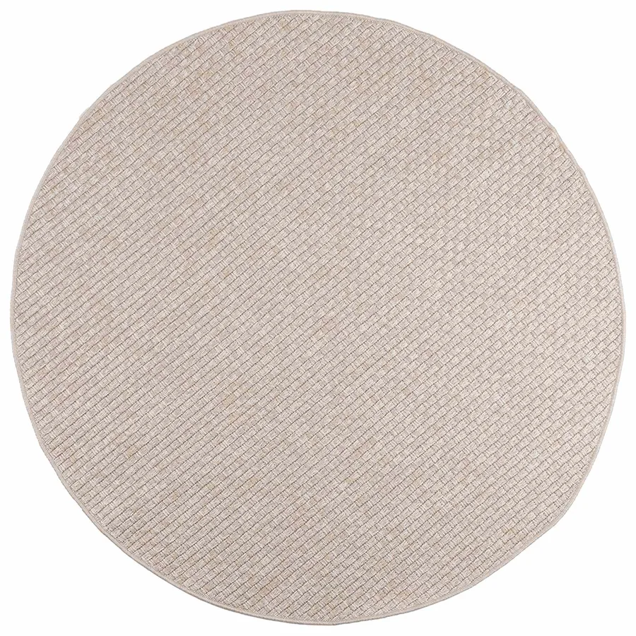 Tapis de surface Rond FARO Crème Ø 160 CM Polyester
