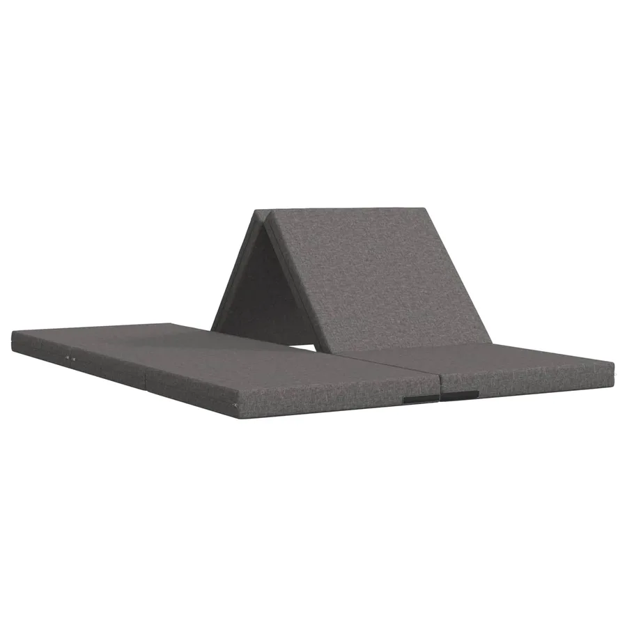Canapé-lit pliable 140 x 67 x 45 cm Gris clair - 2