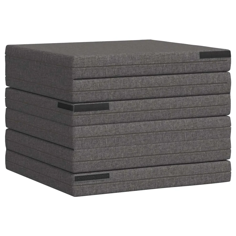 Canapé-lit pliable 140 x 67 x 45 cm Gris clair - 4