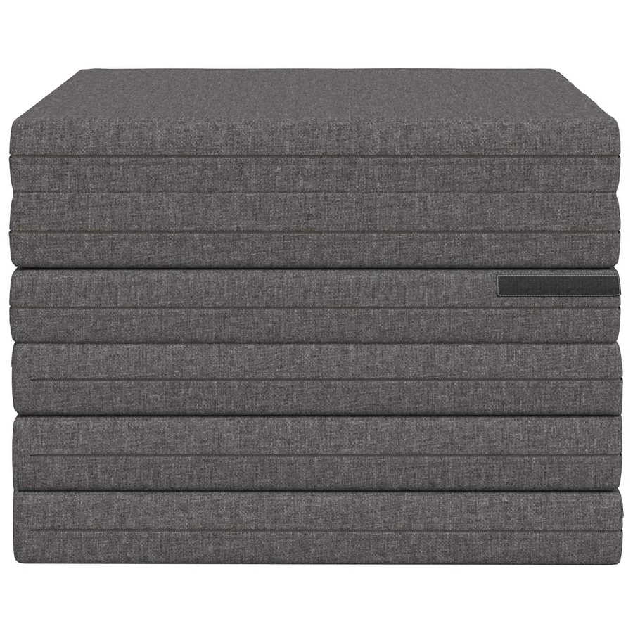 Canapé-lit pliable 140 x 67 x 45 cm Gris clair - 5
