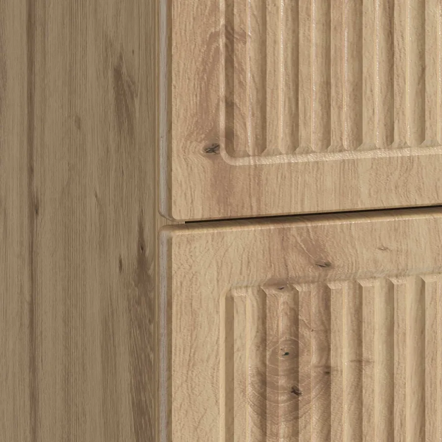 Cabinet de chevet 2 pc Chêne artisanal 43 x 34,5 x 47,5 cm - 8