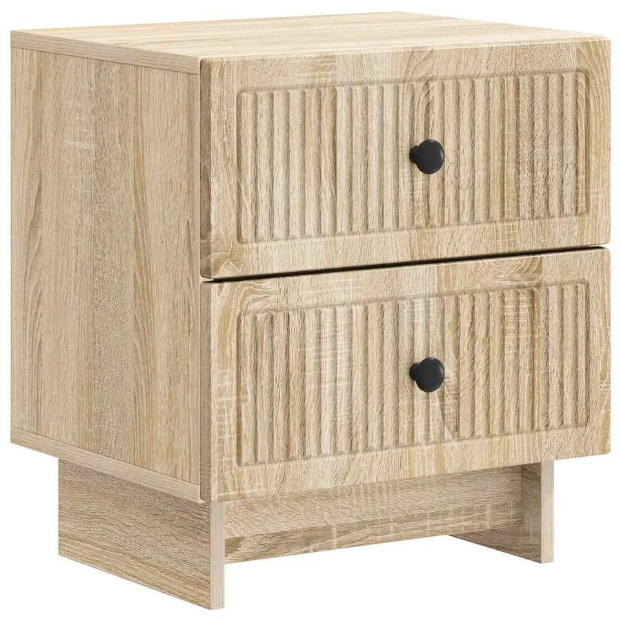 Cabinet de chevet 2 pcs Chêne Sonoma 43 x 34,5 x 47,5 cm - 5