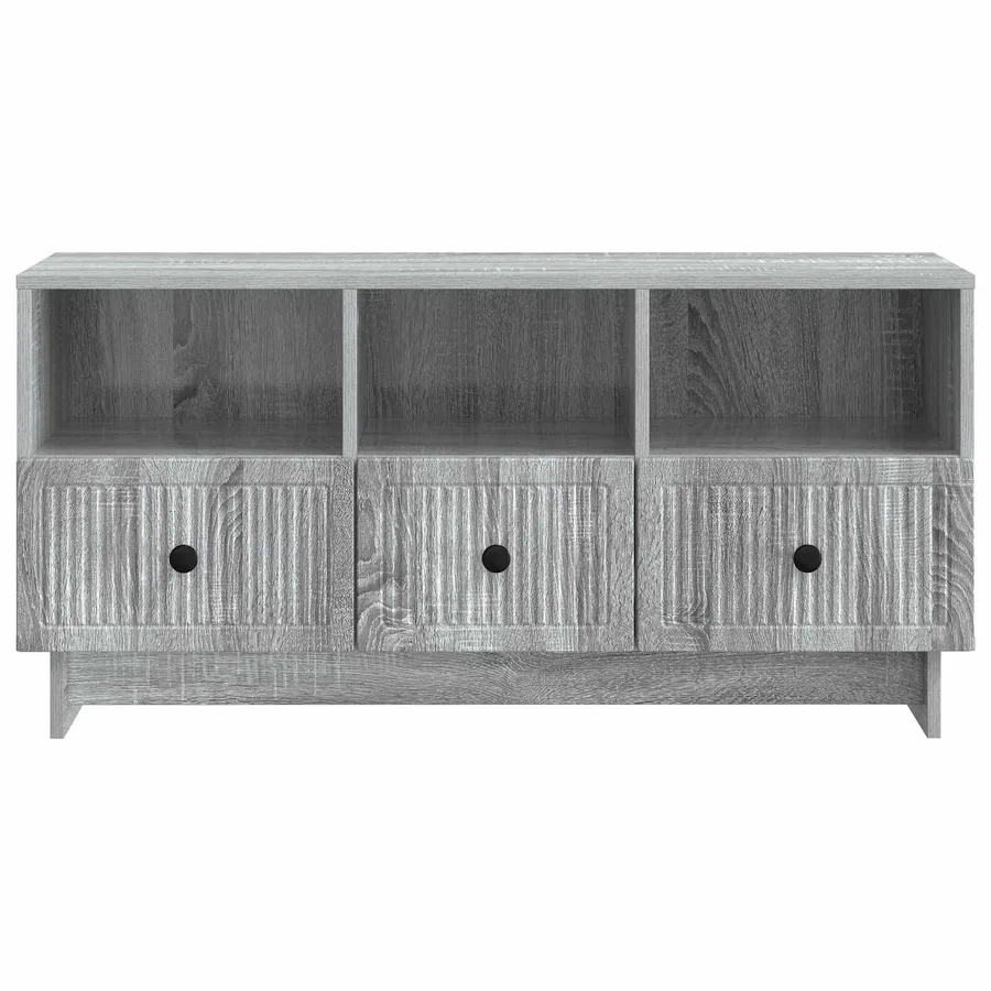 Meuble TV Sonoma gris 102 x 34,5 x 50 cm Bois d'ingénierie - 6