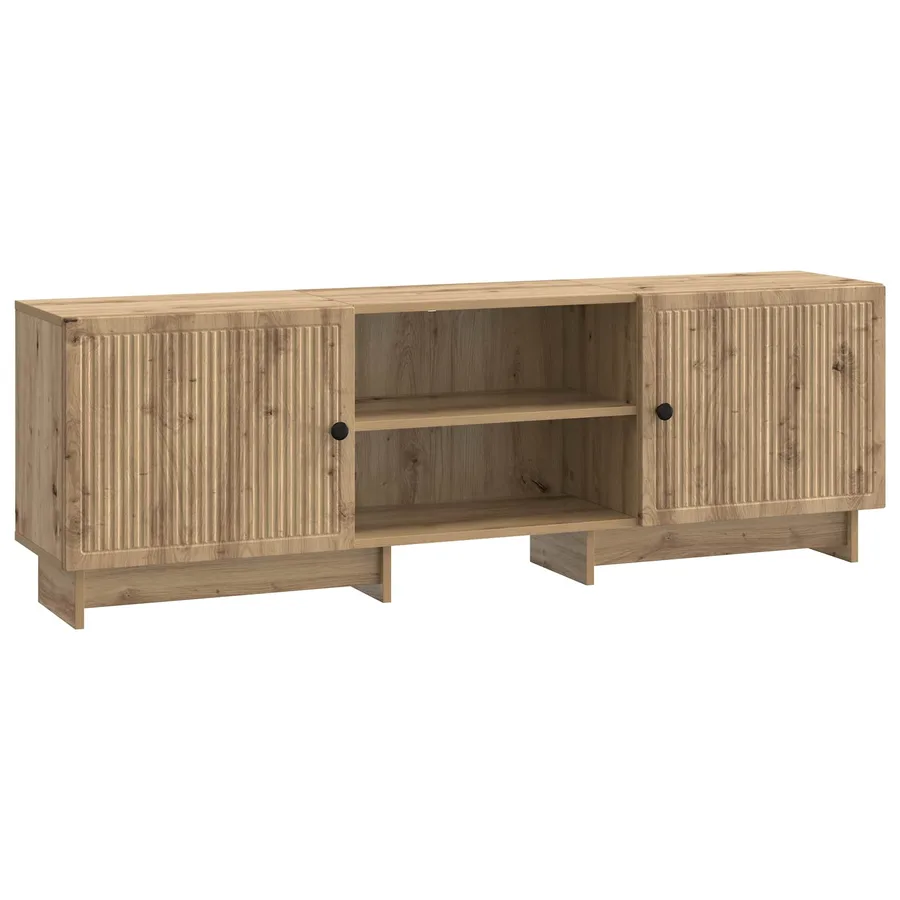 Meuble TV 150 x 31 x 50 cm Chêne artisanal Bois d’ingénierie - 2