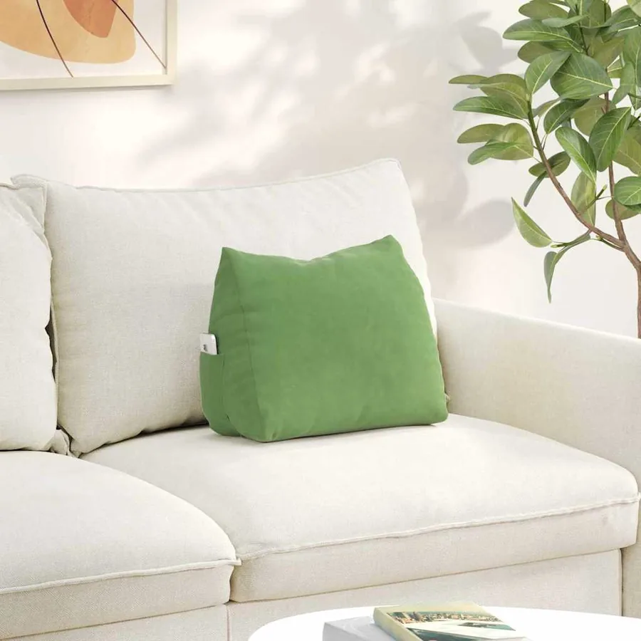 Coussin de Dos Vert clair 45 x 20 x 35 cm