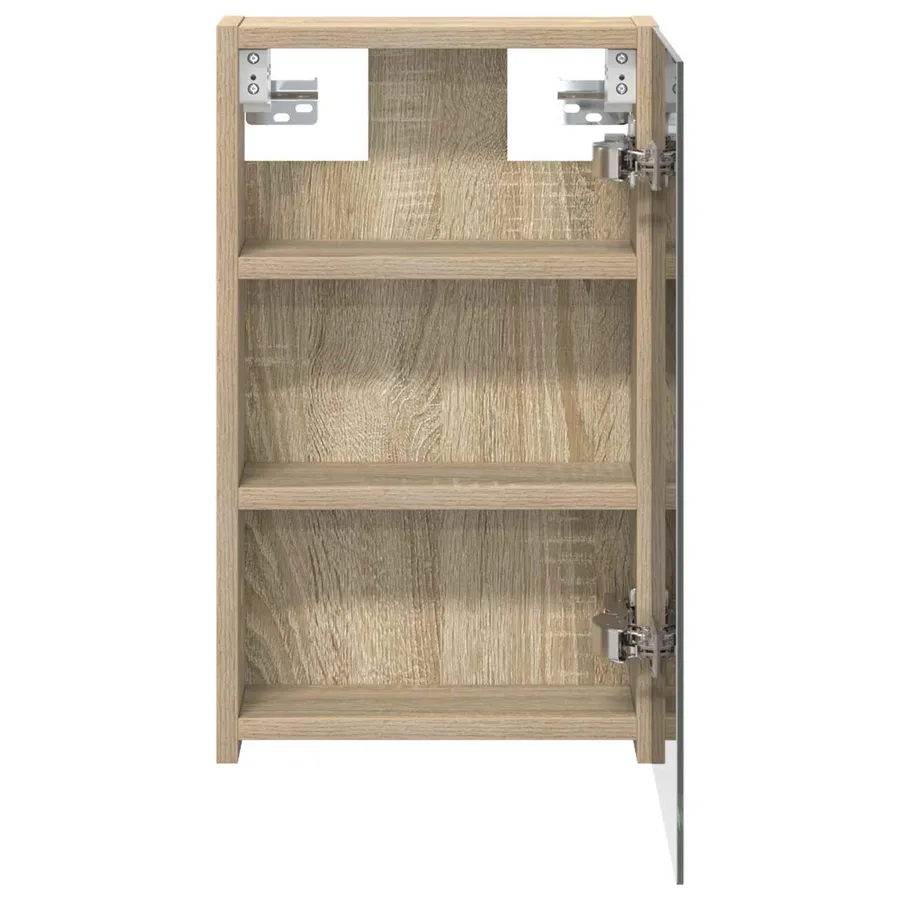 Armoire Miroir de Salle de Bain Chêne Sonoma 30 x 10,5 x 50 cm - 6