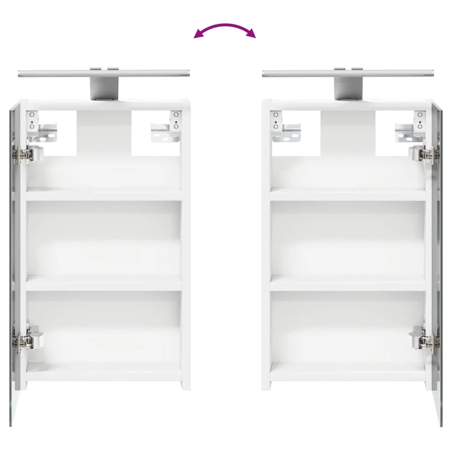Ensemble de Meubles de Salle de Bain 3 pcs 100 x 10,5 x 50 cm - 12