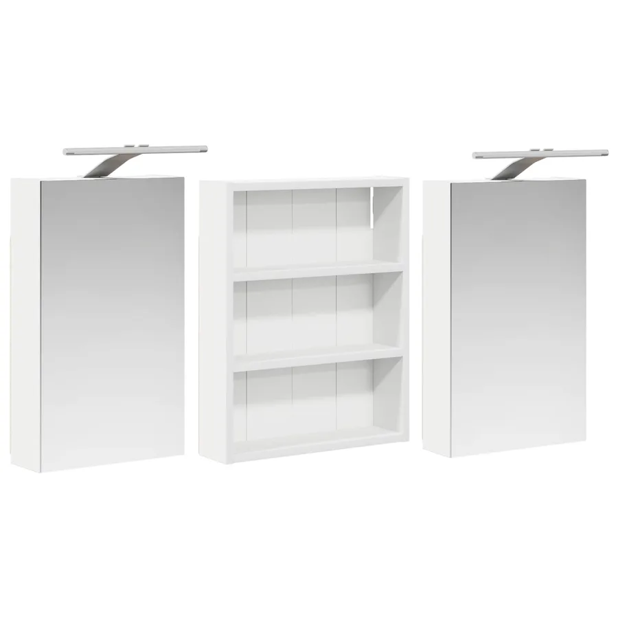 Ensemble de Meubles de Salle de Bain 3 pcs 100 x 10,5 x 50 cm - 5