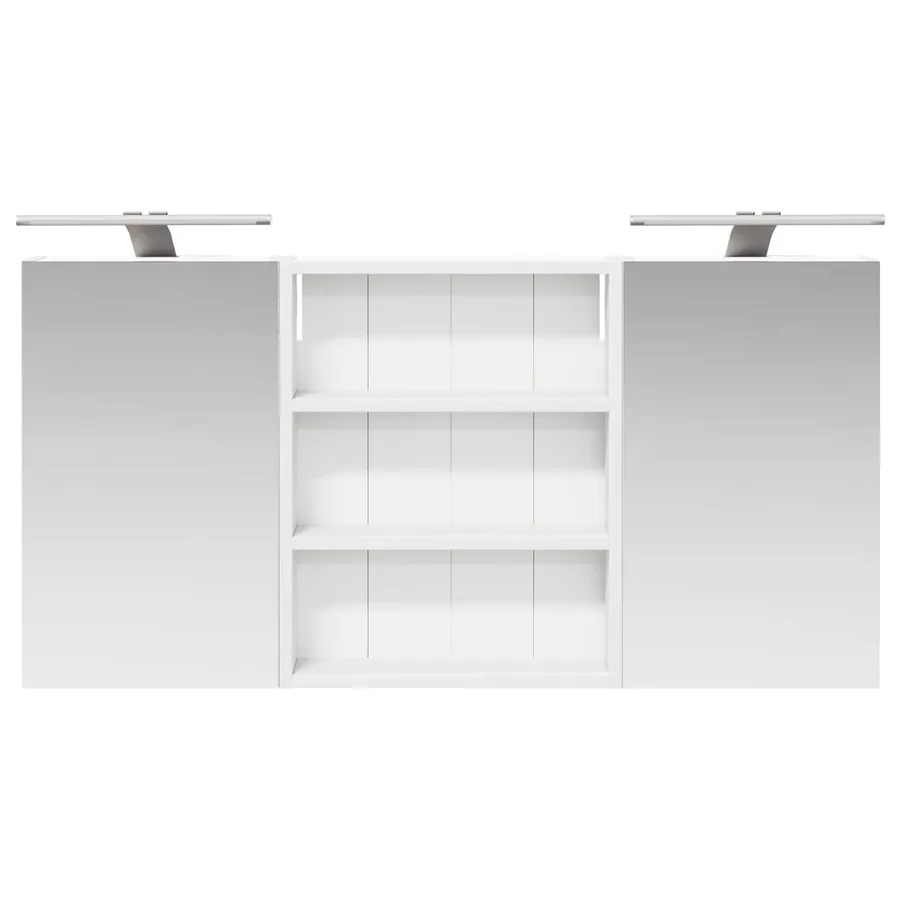 Ensemble de Meubles de Salle de Bain 3 pcs 100 x 10,5 x 50 cm - 6
