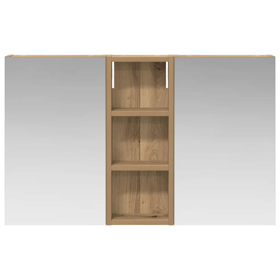 Ensemble de Meubles de Salle de Bain 3 pc 80 x 10,5 x 50 cm - 6