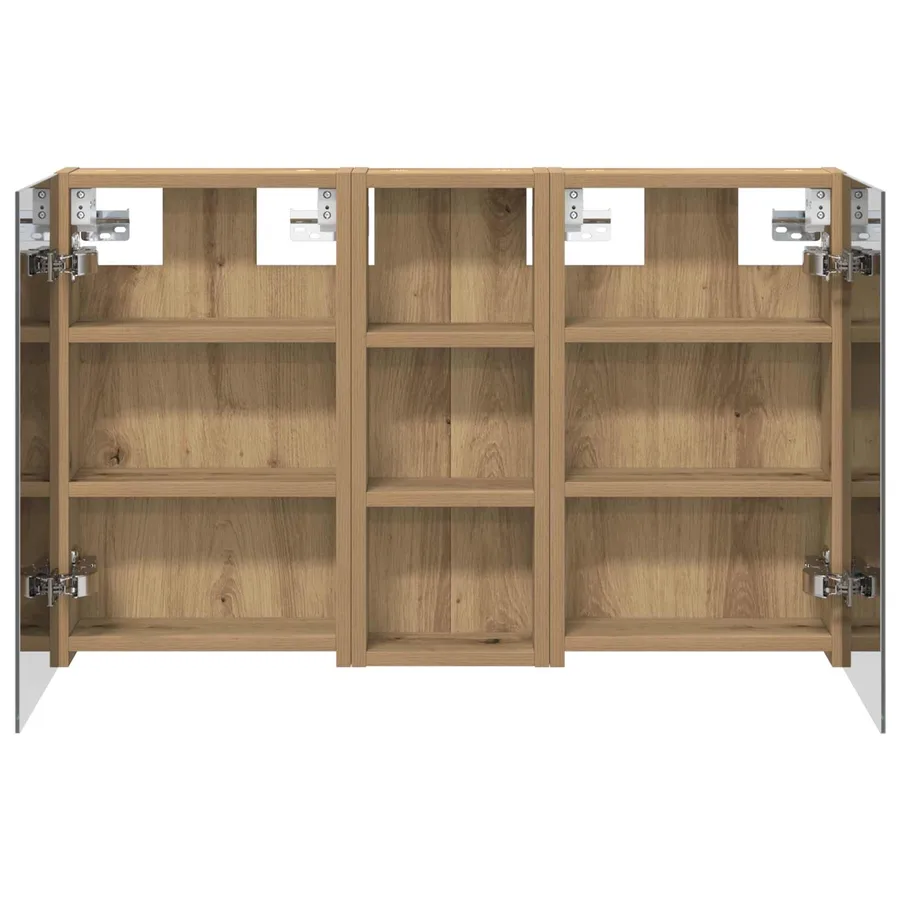 Ensemble de Meubles de Salle de Bain 3 pc 80 x 10,5 x 50 cm - 7