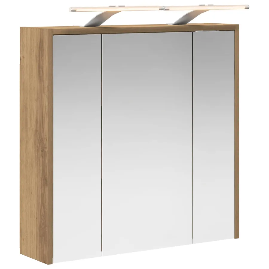 Armoire Miroir de Salle de Bain Chêne artisan - 2