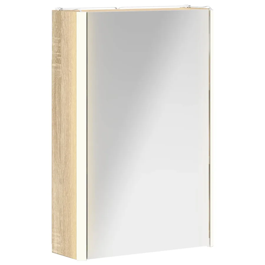 Armoire Miroir de Salle de Bain Chêne Sonoma 33 x 11,5 x 50 cm - 2