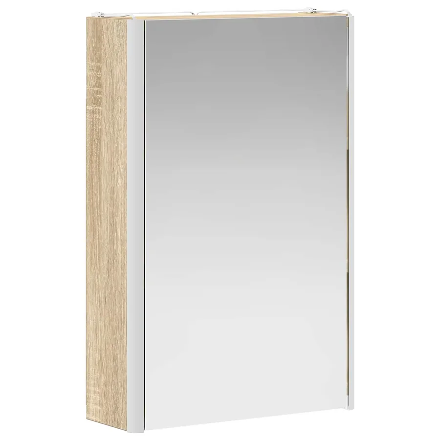Armoire Miroir de Salle de Bain Chêne Sonoma 33 x 11,5 x 50 cm - 5