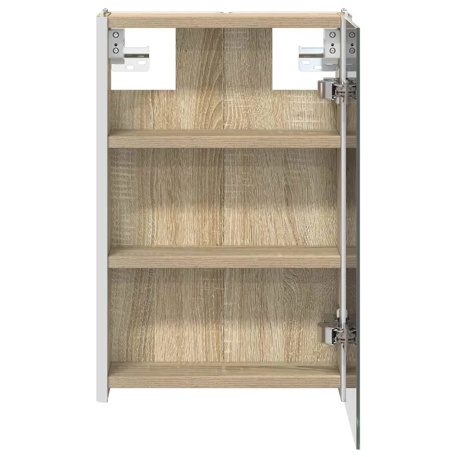 Armoire Miroir de Salle de Bain Chêne Sonoma 33 x 11,5 x 50 cm - 7