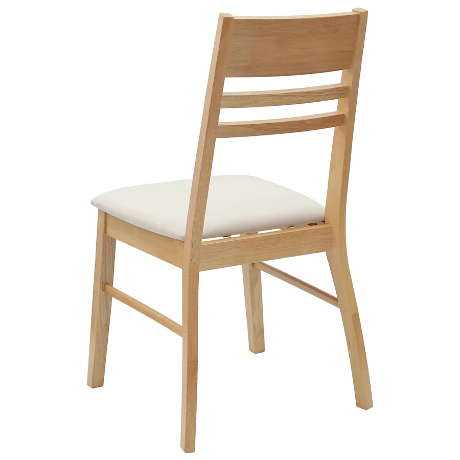 Chaises de salle à manger 2 pcs Naturel 43 x 54 x 89 cm - 7