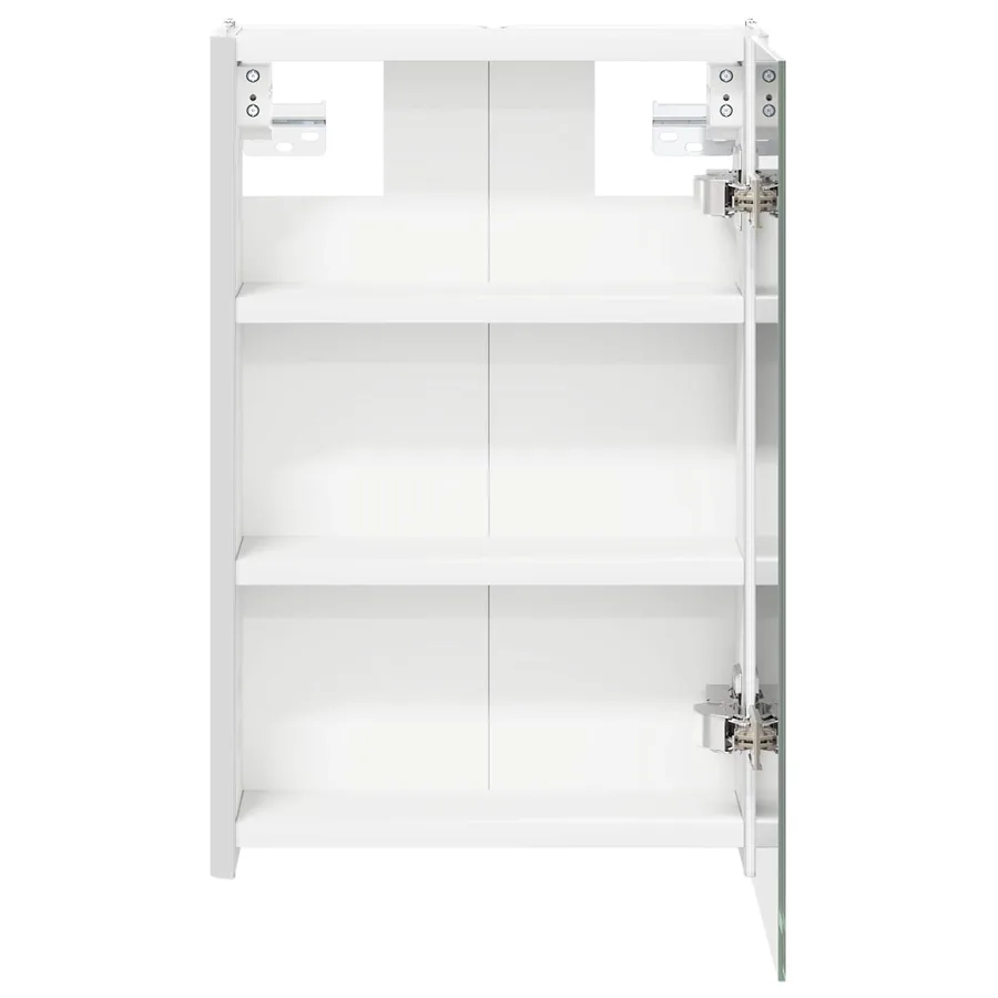 Armoire Miroir de Salle de Bain Blanc 33 x 11,5 x 50 cm - 7