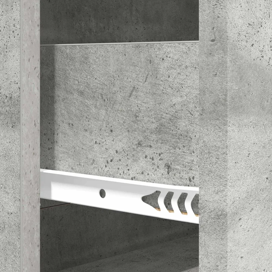 Armoire à tiroirs Gris béton 66 x 34,5 x 90 cm - 8