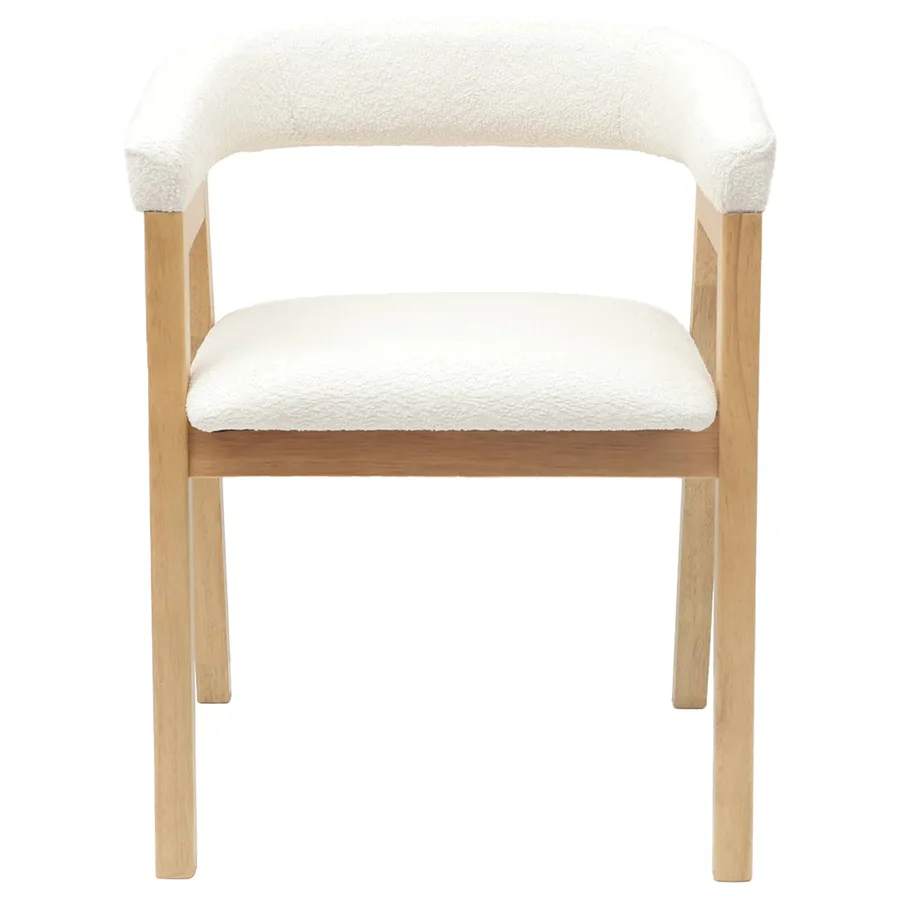 Chaises de salle à manger 2 pcs Naturel 54 x 57 x 73 cm - 5