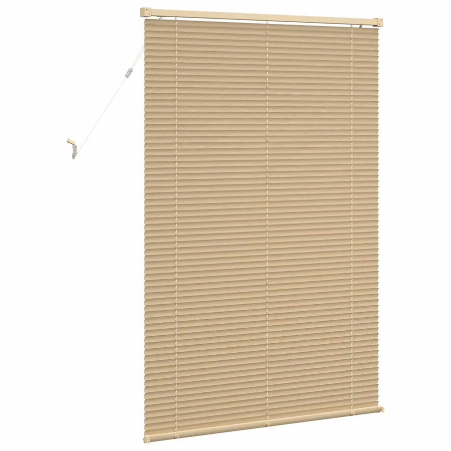 Store Vénitien Marron clair avec motif 150 x 100 cm 25 mm PVC - 6