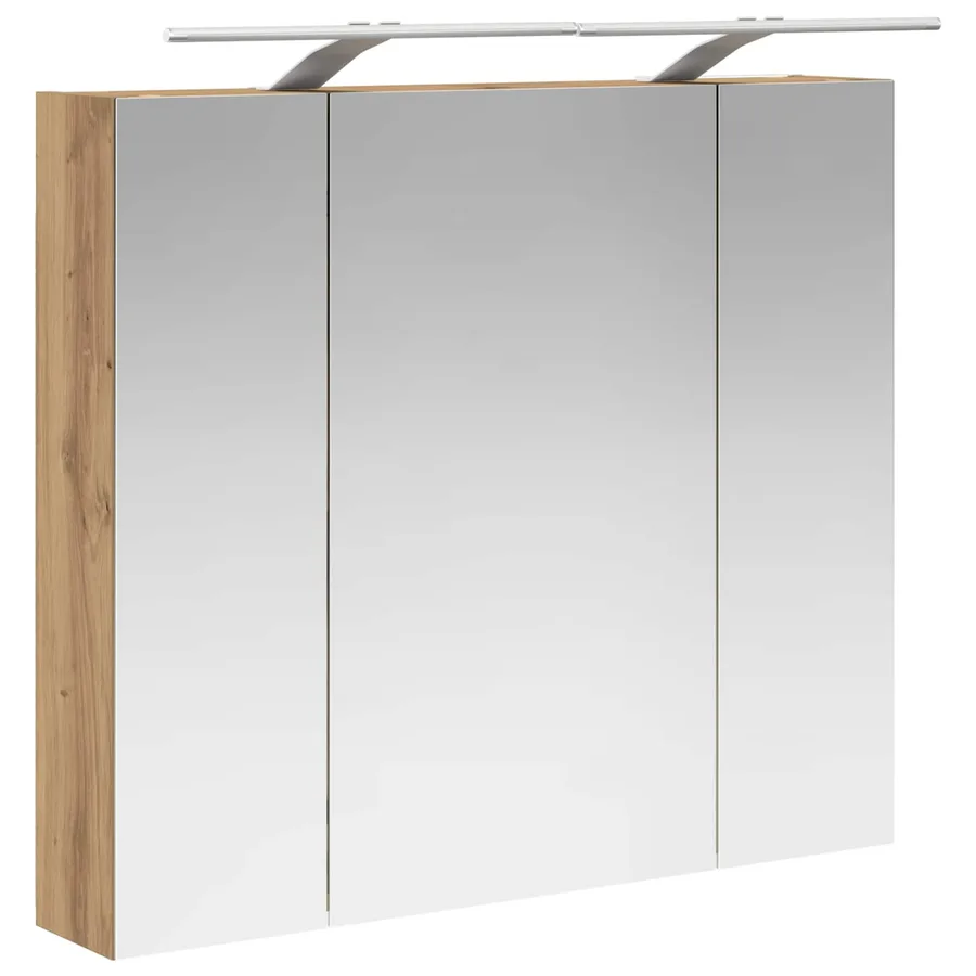 Armoire Miroir de Salle de Bain Chêne artisan 80 x 14.5 x 70 cm - 5
