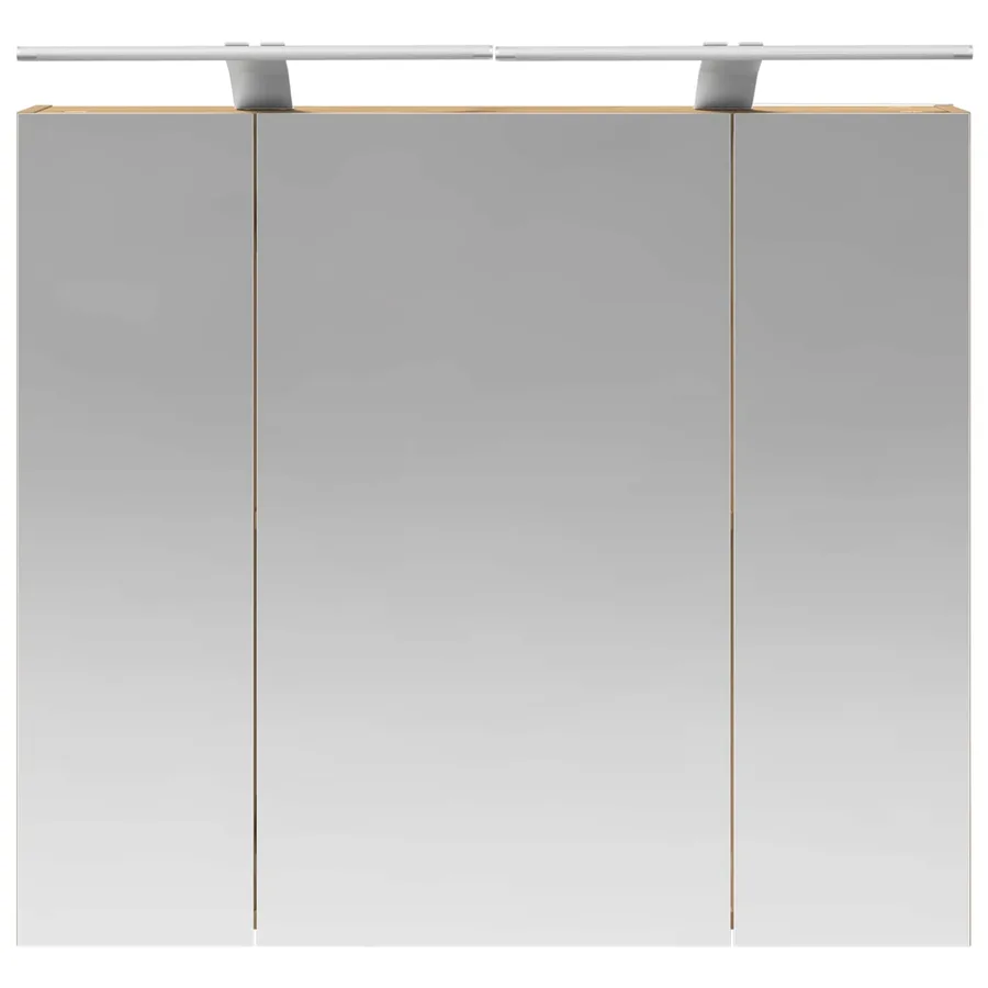 Armoire Miroir de Salle de Bain Chêne artisan 80 x 14.5 x 70 cm - 6